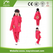 Kids polyester rain suit